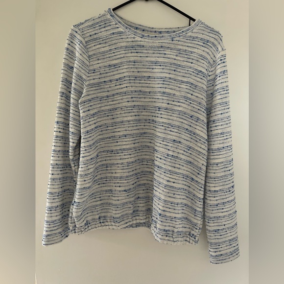 LOFT Striped Bubble Shirt - Picture 2 of 3